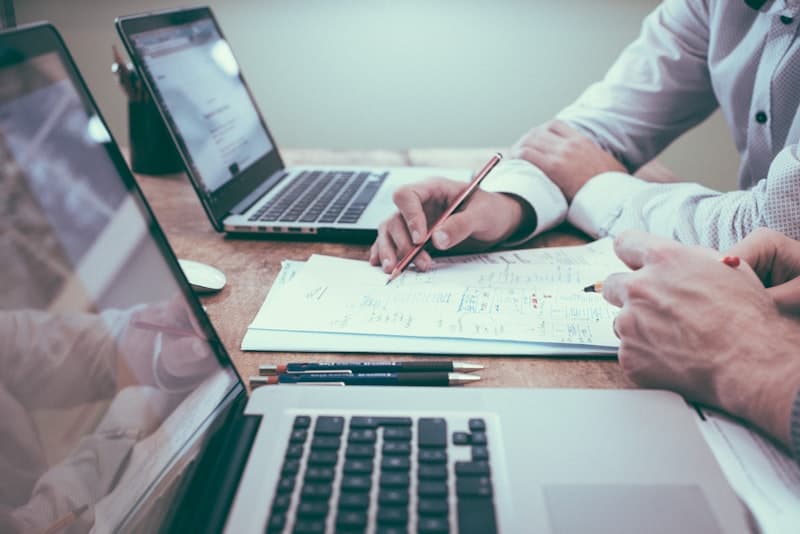 AI and technology workspace
